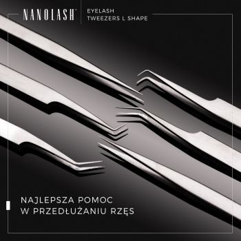 Akcesoria do makijażu Eyelash Tweezers L Shape 