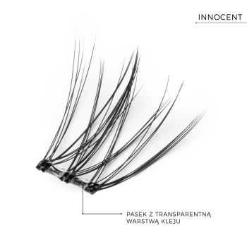 Akcesoria do makijażu DIY Eyelash Extensions Stick & Go Pre-Glued Lashes Innocent Black 77 g