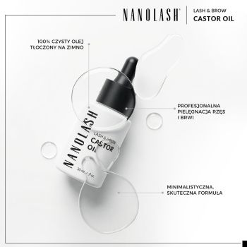 Produkty do brwi Lash & Brow Castor Oil 30 ml