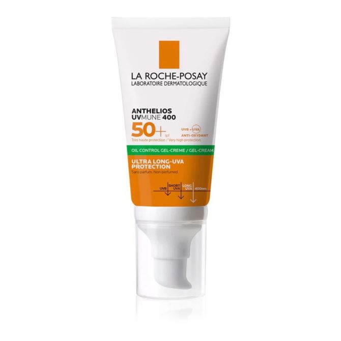 Ochrona SPF Anthelios Anti-Shine Dry Touch Gel-Cream SPF50+ 50 ml