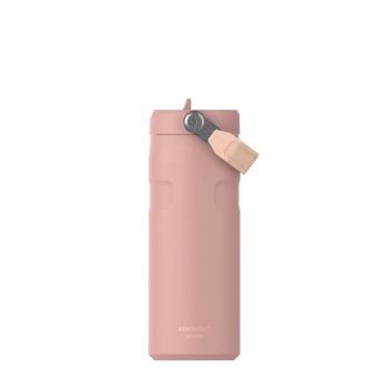 Butelki termiczne IceFlow™ Flip Straw 0.47L Peach Rose 470 ml