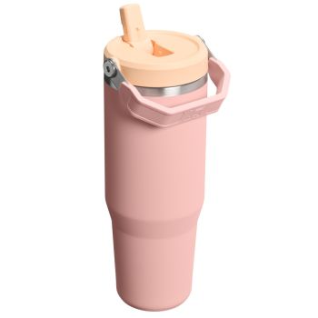 Kubki termiczne IceFlow Flip Straw Peach Rose 0.89L 890 ml