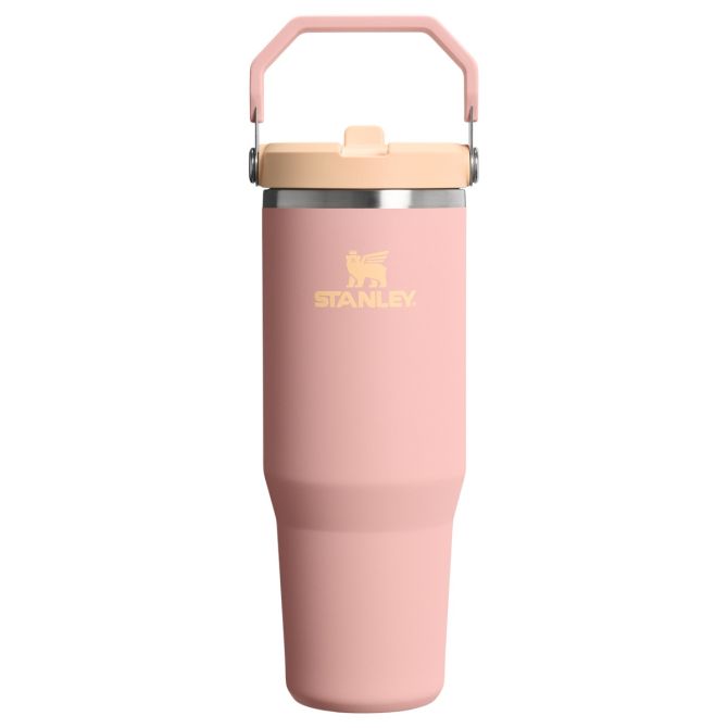 Kubki termiczne IceFlow Flip Straw Peach Rose 0.89L 890 ml