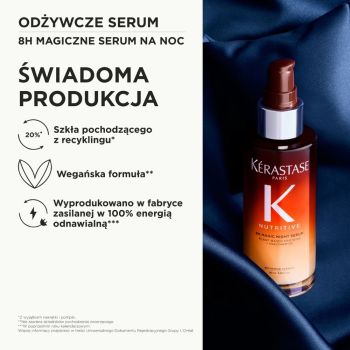 Pielęgnacja włosów i skóry głowy Nutritive 8H Magic Night Serum 90 ml