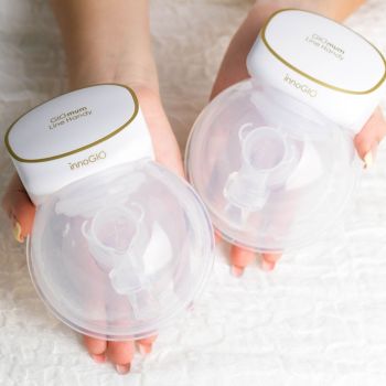 MAMA I DZIECKO Podwójny laktator muszlowy GIOmum Line Handy 