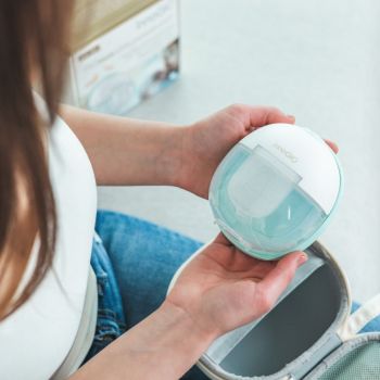 MAMA I DZIECKO Podwójny laktator muszlowy GIOmum Line premium warm 