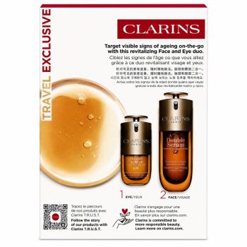 Zestaw do pielęgnacji twarzy dla niej Youthful-Looking Skin Double Serum Face & Eye Set 