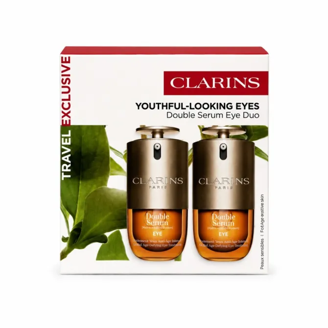 Zestaw do pielęgnacji twarzy dla niej Youthful-Looking Eyes Double Serum Eye Duo Set 
