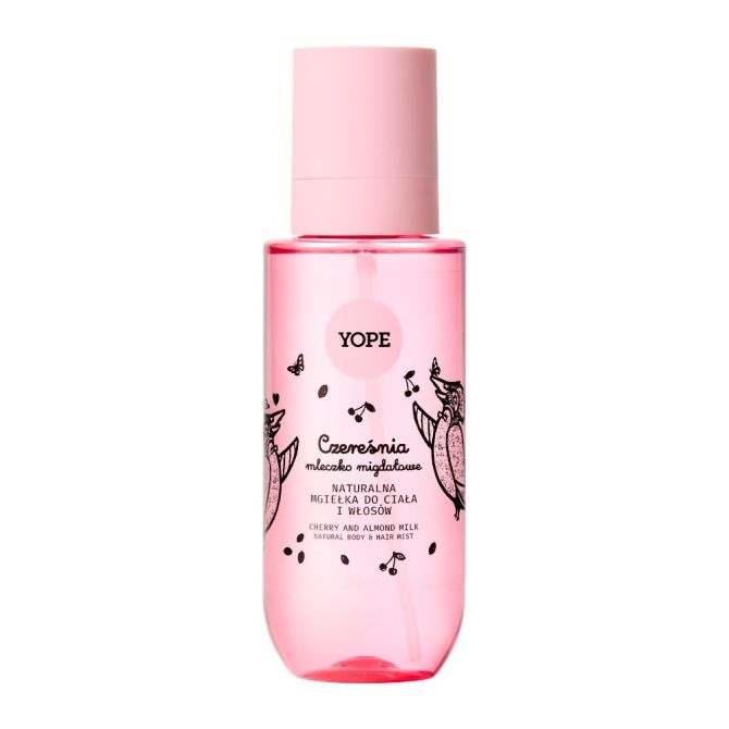 Mgiełki do ciała Cherry and Almond Milk Natural Body & Hair Mist 200 ml