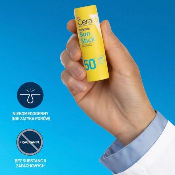 Kremy na dzień Niewidoczny sztyft przeciwsłoneczny SPF 50+ 8 g