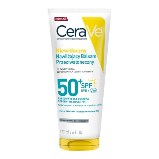 Balsamy do ciała Niewidoczny Nawilżający Balsam Przeciwsłoneczny SPF 50+ 75 ml