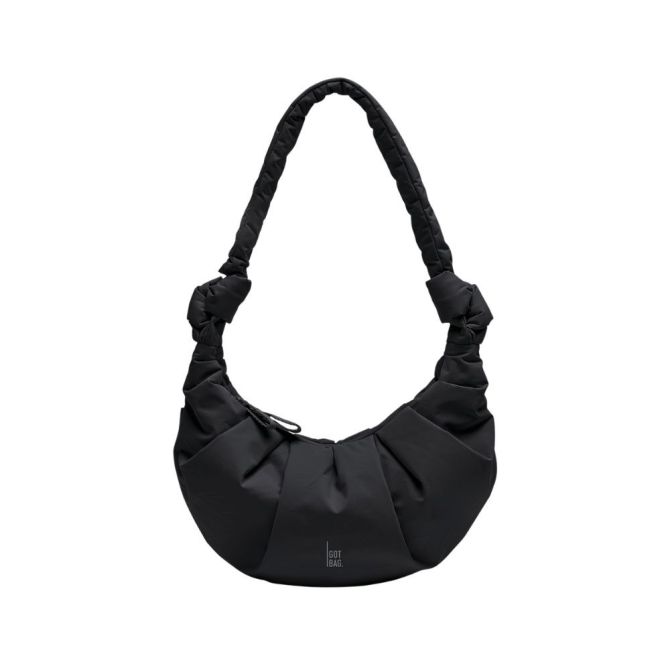 Torby Pleat Moon Bag Small Black