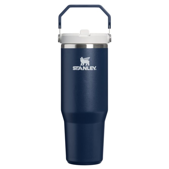 Kubki termiczne IceFlow Flip Straw Dark Navy 0.89L