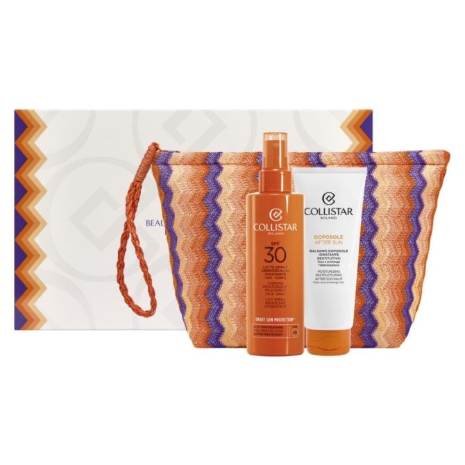 Zestawy kosmetyków damskich Tanning Moisturizing Milk Spray Face-Body SPF 30 & After-Sun Balm Set