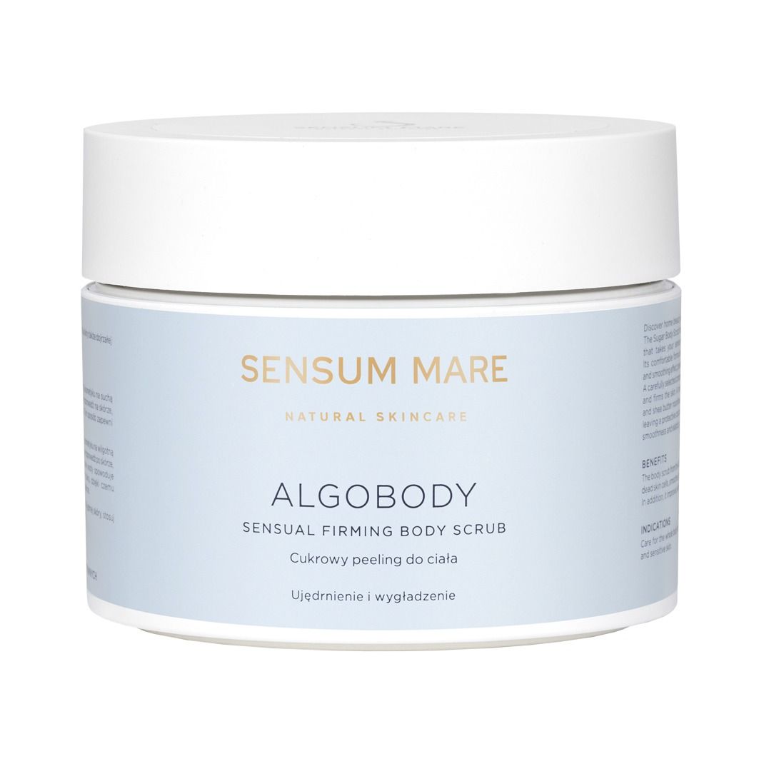 Sensum Mare ALGOBODY Ujędrniający cukrowy peeling do ciała — Składniki i ocena