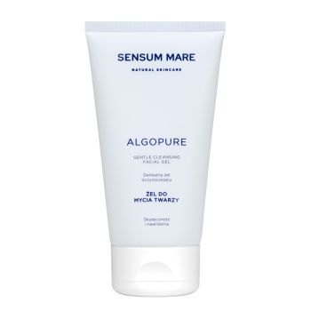 Żele do mycia twarzy ALGOPURE Delikatny żel do mycia twarzy z kompleksem 5 alg morskich i wodą z lodowca norweskiego 150 ml