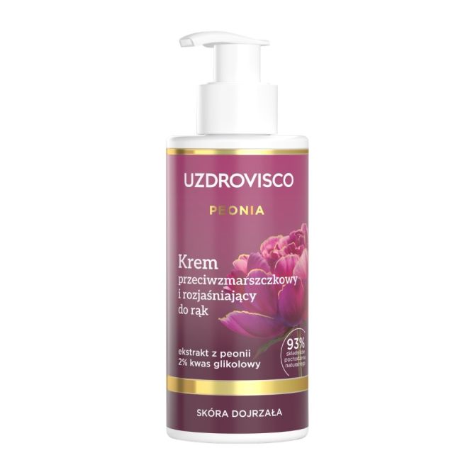 Kremy do dłoni Peonia Krem przeciwzmarszczkowy i rozjaśniający do rąk 150 ml