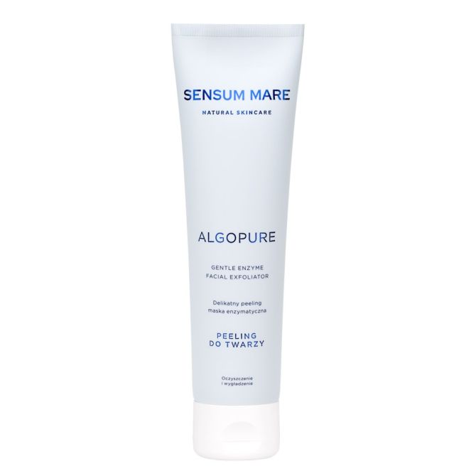 Peelingi do twarzy ALGOPURE Delikatny peeling – maska enzymatyczna o działaniu oczyszczającym i wygładzającym 100 ml