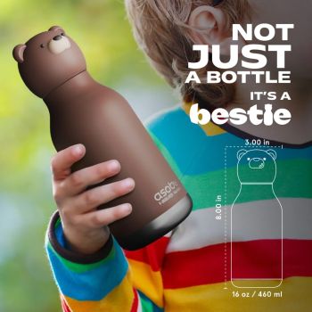 Butelki termiczne Bestie Niedźwiedź 460 ml