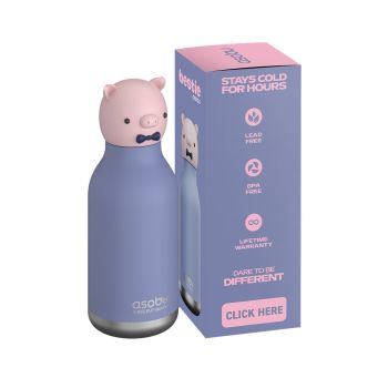 Butelki termiczne Bestie Świnka 460 ml