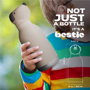 Butelki termiczne Bestie Pies Beżowy 460 ml