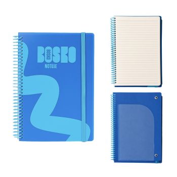 Akcesoria podróżne Notebook Blue Zeszyt w Linie 80 Kartek A5 Blue