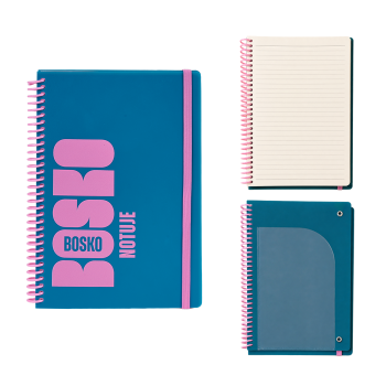 Akcesoria podróżne Notebook Green Zeszyt w Linie 80 Kartek A5 Green