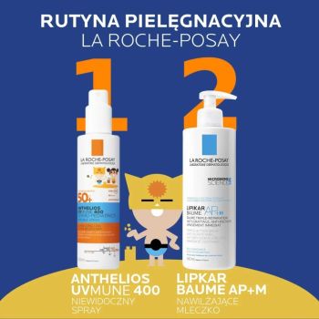 Spraye i mgiełki do opalania Anthelios D-Ped UVMune 400 SPF 50+ Invisible Spray 200 ml