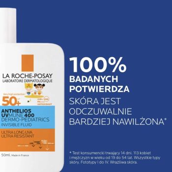 Ochrona SPF Anthelios Dermo-Pediatrics UVMune 400 SPF 50+ Invisible Fluid 50 ml
