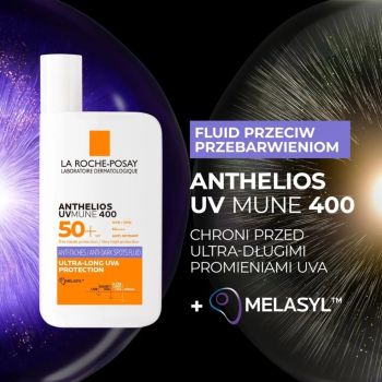 Ochrona SPF Anthelios UVMune 400 SPF 50+ Anti-Dark Spots Fluid 50 ml
