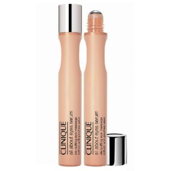 Zestaw do pielęgnacji twarzy dla niej All About Eyes Serum De-Puffing Eye Massage Duo 