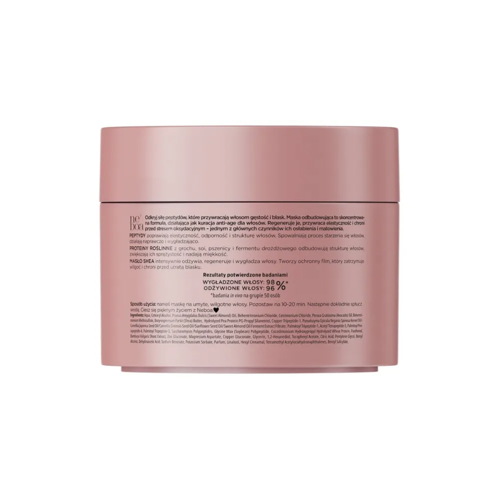 Маска для волос Neboa Glow Peptide восстанавливающая, для тонких и ослабленных волос — фото 3