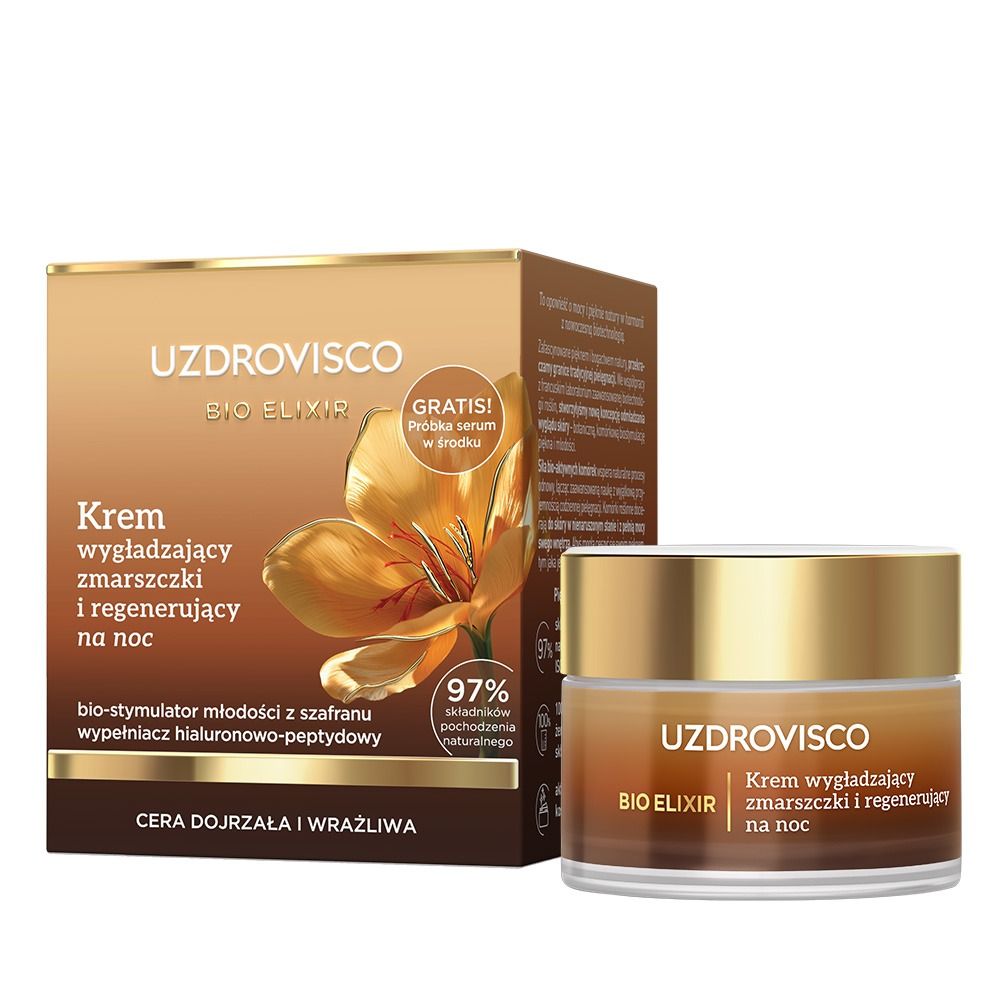 Uzdrovisco Bio Elixir Krem wygładzający zmarszczki i regenerujący na noc — Składniki i ocena