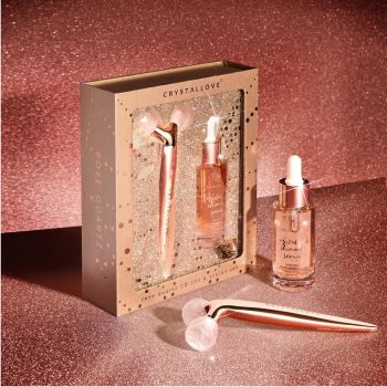 Zestaw do pielęgnacji twarzy dla niej Rose Quartz 3D Lift & Sculpt Set Limited Edition 