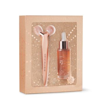 Zestaw do pielęgnacji twarzy dla niej Rose Quartz 3D Lift & Sculpt Set Limited Edition 