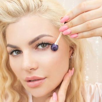 Zestaw do pielęgnacji twarzy dla niej Amethyst 3D Eye Set Limited Edition 