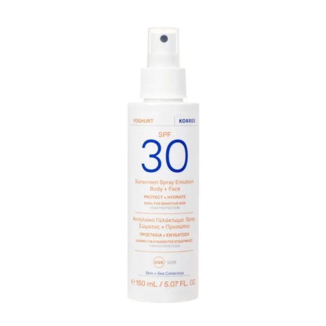 Spraye i mgiełki do opalania Yoghurt Sunscreen Spray Emulsion Body & Face SPF 30 150 ml