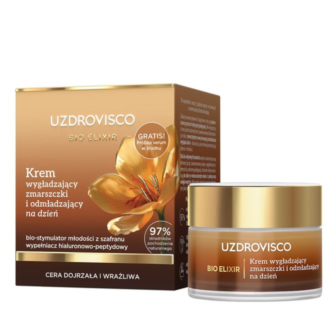 Kremy na dzień Bio Elixir Krem wygładzający zmarszczki i odmładzający na dzień 50 ml