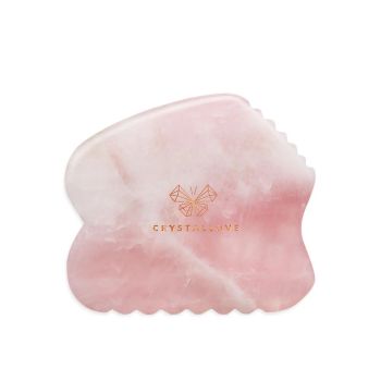Akcesoria do masażu twarzy Rose Quartz Contour Gua Sha Plate 
