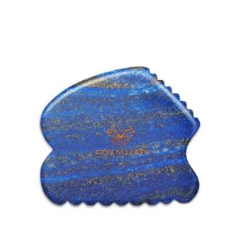 Akcesoria do masażu twarzy Płytka do masażu twarzy Gua Sha z lapisu lazuli 