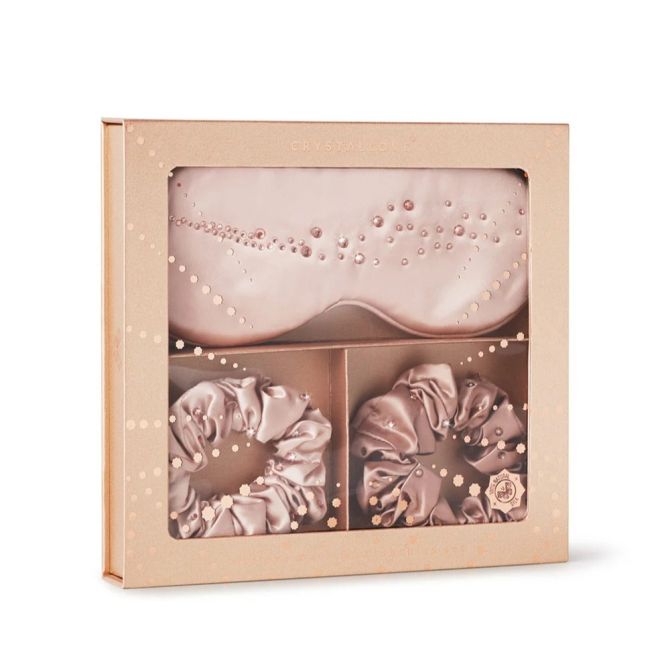 Akcesoria do włosów Silk Eye Mask & Scrunchies Set 