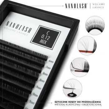 Akcesoria do makijażu Volume Lashes 0.07 D 6-13mm 55 g