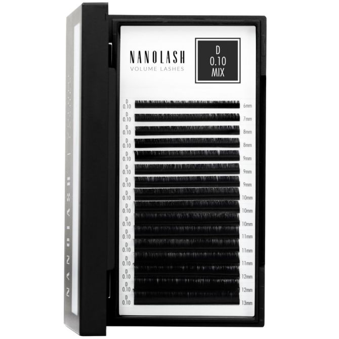Akcesoria do makijażu Volume Lashes 0.10 D 6-13mm 55 g