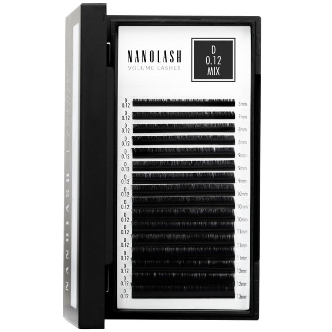 Akcesoria do makijażu Volume Lashes 0.12 D 6-13mm 55 g
