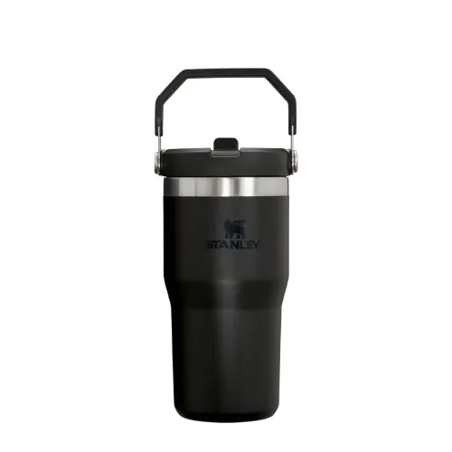 Kubki termiczne The IceFlow Flip Straw Black 2.0 600 ml