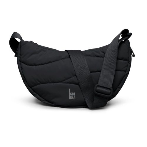Torby Wavy Puffer Moon Bag Small Black 350 ml
