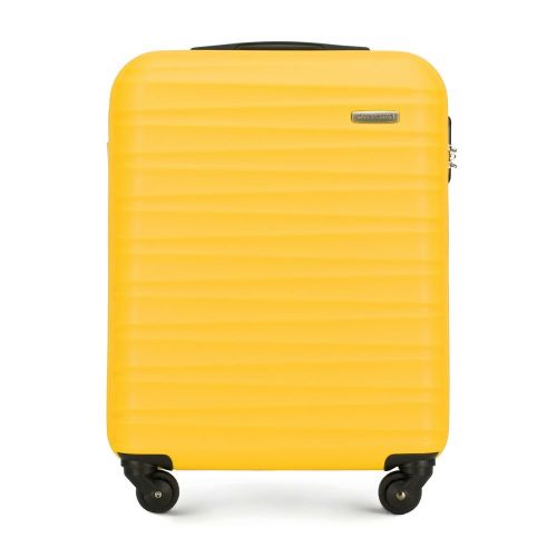 Walizki Walizka kabinowa z ABS-u Żółta 34 l