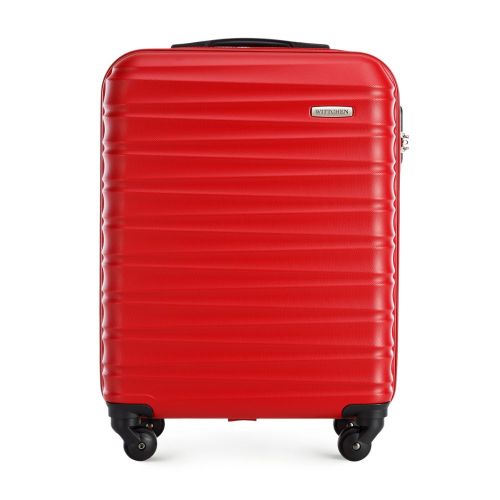 Walizki Walizka małą z ABS-u Czerwona 34 l