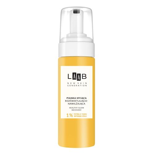 Pianki do mycia twarzy LAAB Tetra-C Yuzu Pianka do mycia twarzy nawilżająco-rozświetlająca 150 ml