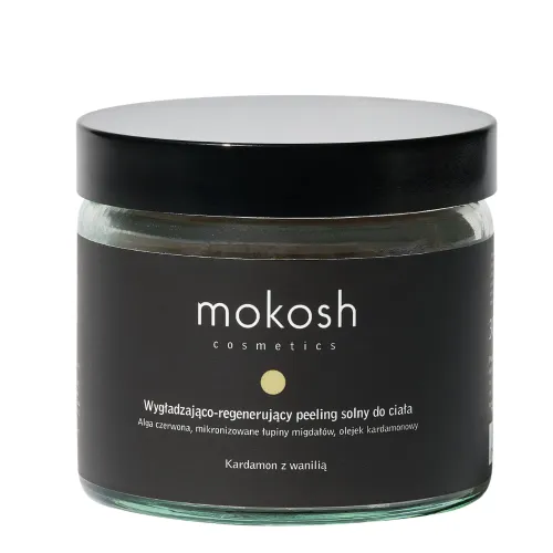 Peelingi do ciała Wygładzająco-regenerujący peeling solny do ciała Kardamon z wanilią 250 ml